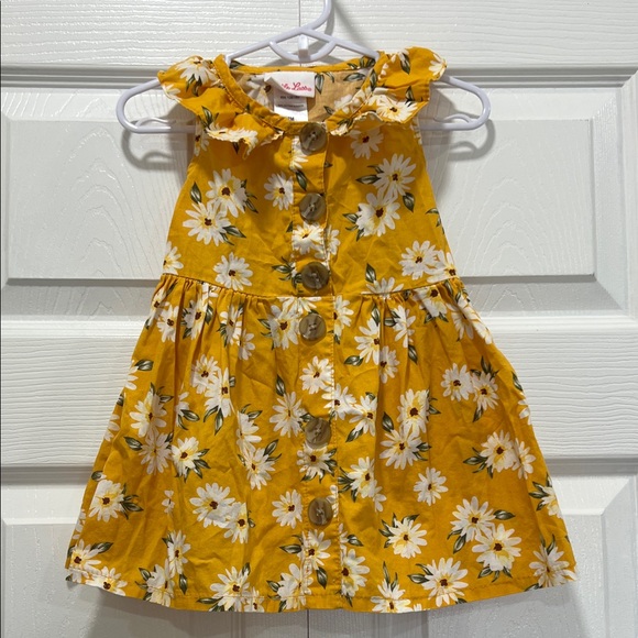 Xhilaration Other - Xhilaration Yellow Floral Kids Dress